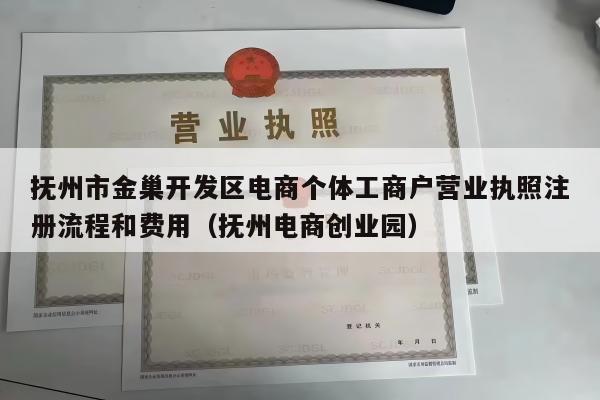 抚州市金巢开发区电商个体工商户营业执照注册流程和费用（抚州电商创业园）