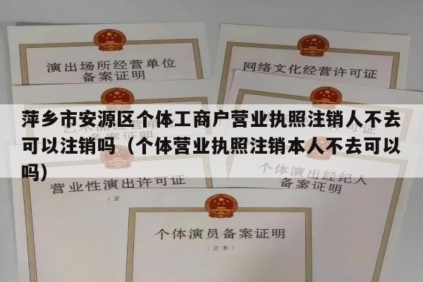 萍乡市安源区个体工商户营业执照注销人不去可以注销吗（个体营业执照注销本人不去可以吗）