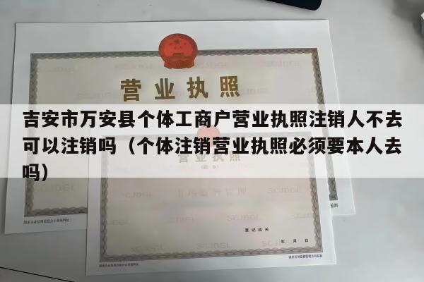 吉安市万安县个体工商户营业执照注销人不去可以注销吗（个体注销营业执照必须要本人去吗）