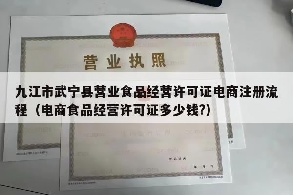 九江市武宁县营业食品经营许可证电商注册流程（电商食品经营许可证多少钱?）