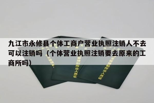 九江市永修县个体工商户营业执照注销人不去可以注销吗（个体营业执照注销要去原来的工商所吗）