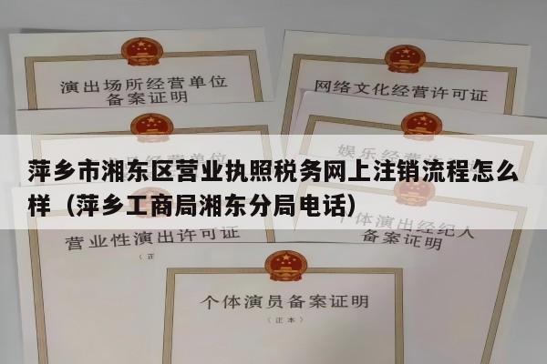 萍乡市湘东区营业执照税务网上注销流程怎么样（萍乡工商局湘东分局电话）