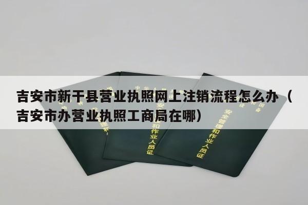 吉安市新干县营业执照网上注销流程怎么办（吉安市办营业执照工商局在哪）