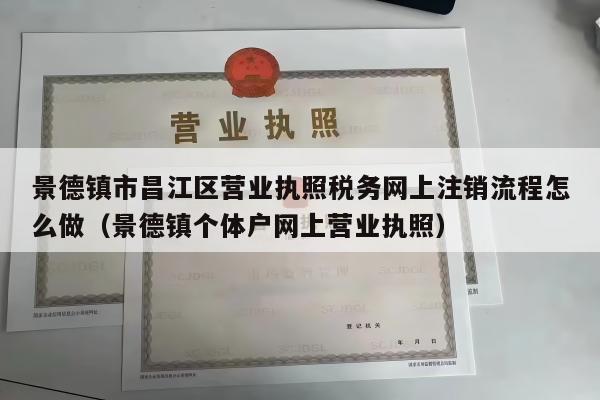 景德镇市昌江区营业执照税务网上注销流程怎么做（景德镇个体户网上营业执照）