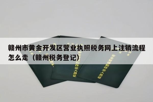 赣州市黄金开发区营业执照税务网上注销流程怎么走（赣州税务登记）