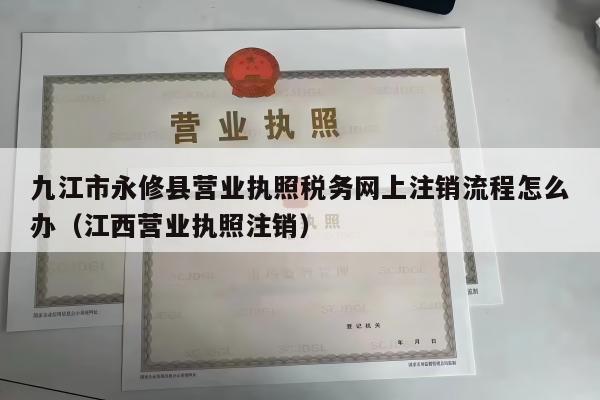 九江市永修县营业执照税务网上注销流程怎么办（江西营业执照注销）