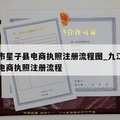 九江市星子县电商执照注册流程图_九江市星子县电商执照注册流程