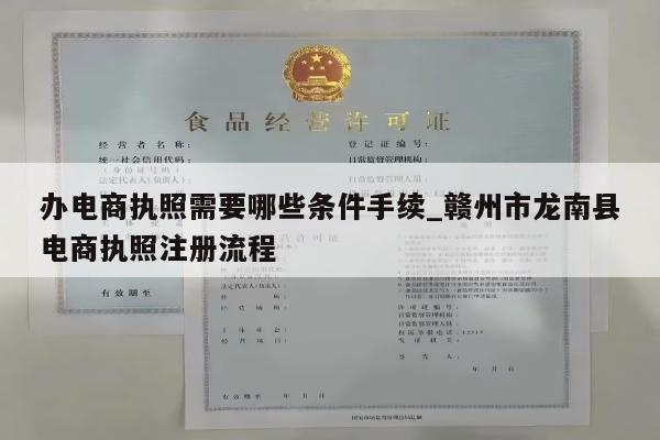 办电商执照需要哪些条件手续_赣州市龙南县电商执照注册流程