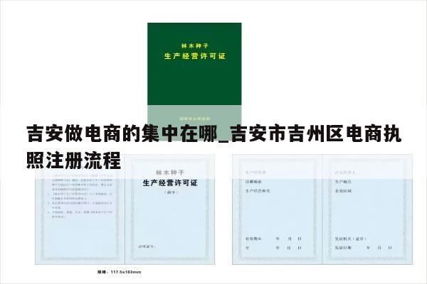 吉安做电商的集中在哪_吉安市吉州区电商执照注册流程