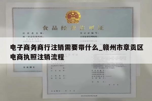 电子商务商行注销需要带什么_赣州市章贡区电商执照注销流程