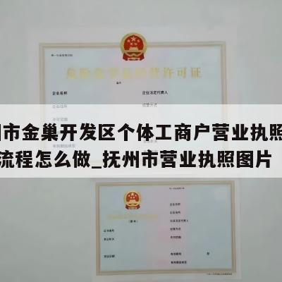  抚州市金巢开发区个体工商户营业执照网上注销流程怎么做_抚州市营业执照图片